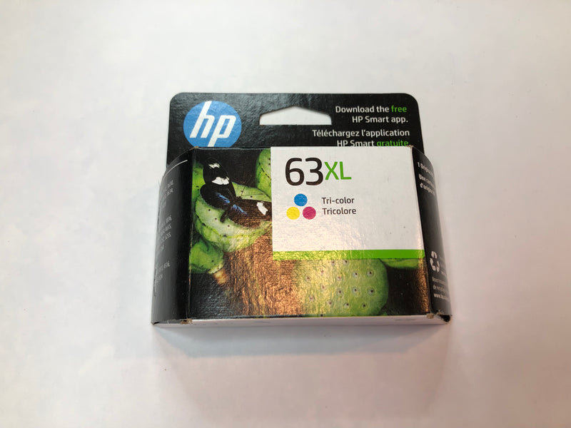 HP 63XL F6U63AN Genuine Original HP High-Yield Ink Cartridge - Tri-Color